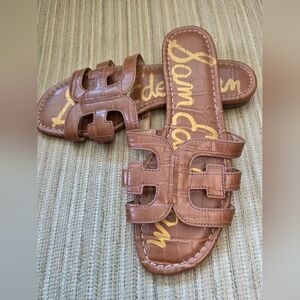 Sam Edelman Tan Slide Sandals